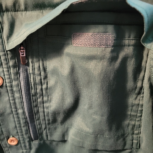 RED HEAD BRAND CO. MEN'S SHORT SLEEVE BUTTON DOWN SHIRT SIZE L GREEN - Picture 4 of 5